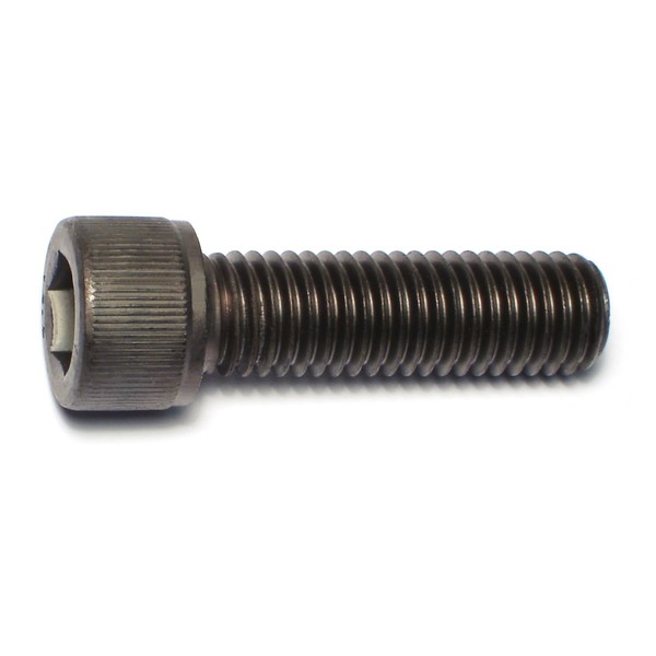 Midwest Fastener M12-1.75 Socket Head Cap Screw, Black Oxide Steel, 40 mm Length, 5 PK 71443